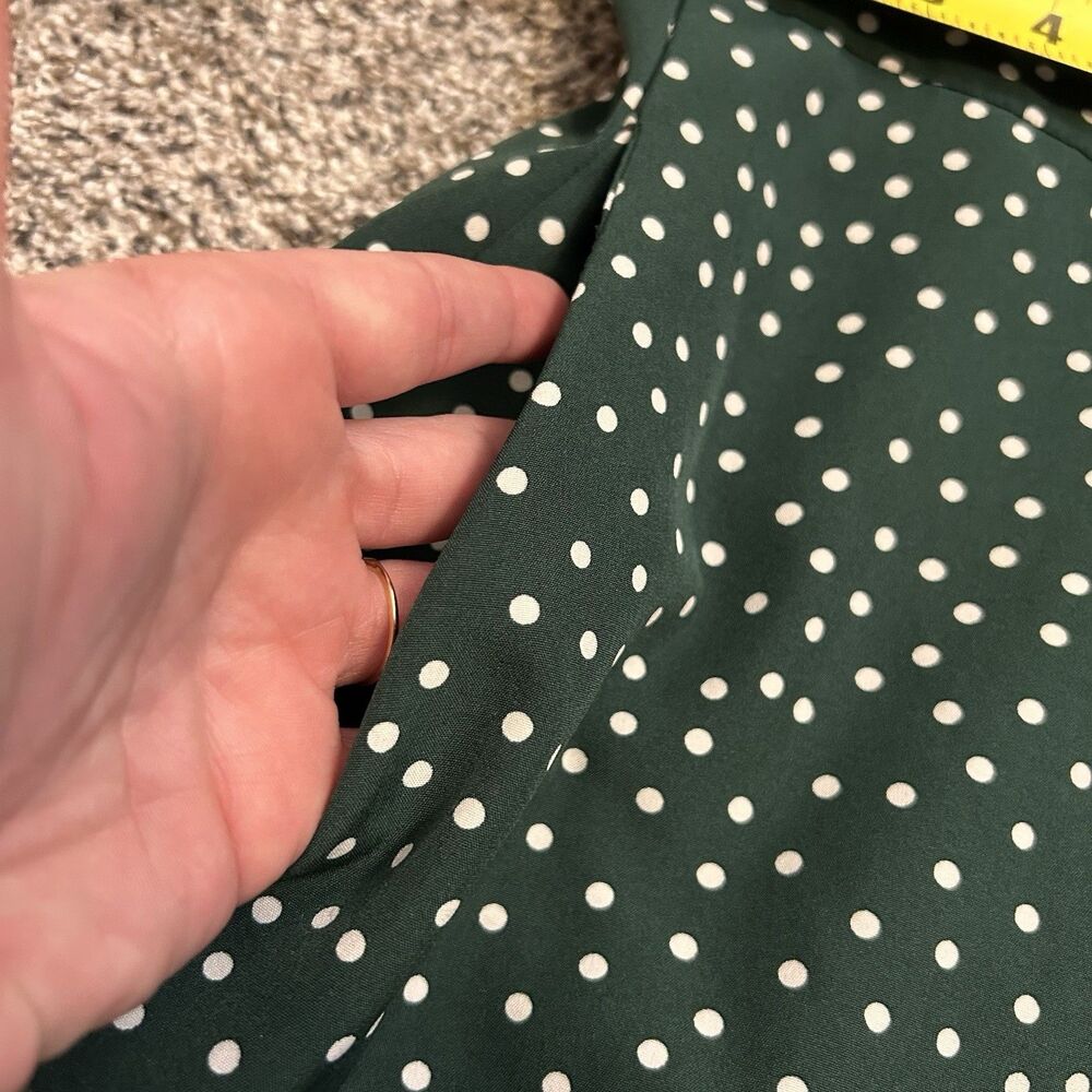 BloomChic Womens Green Polka Dot Dress 18-20 Pockets - Picture 7 of 8